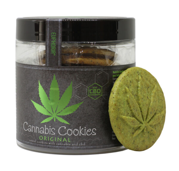 771 Euphoria Cannabis Cookies Original front cookie